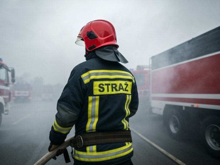 Nocny pożar w Bytomiu: Strażacy w akcji ratują mieszkańców
