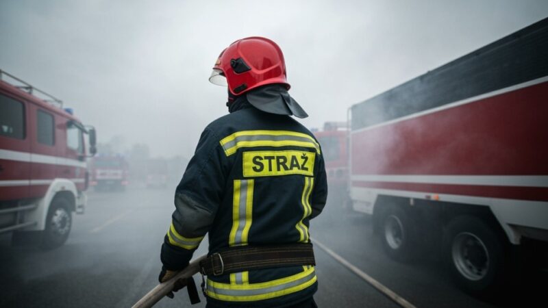 Nocny pożar w Bytomiu: Strażacy w akcji ratują mieszkańców
