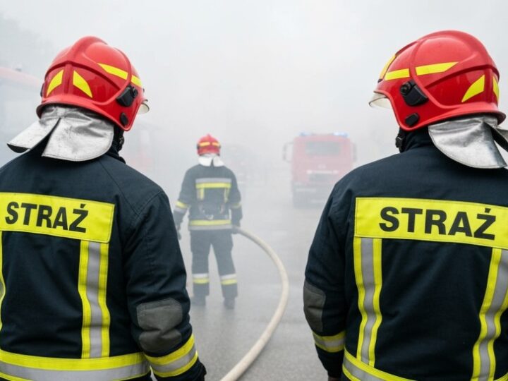 Pożar dachu w Bytomiu: strażacy skutecznie opanowali sytuację