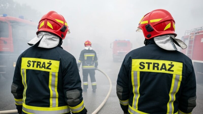 Pożar dachu w Bytomiu: strażacy skutecznie opanowali sytuację
