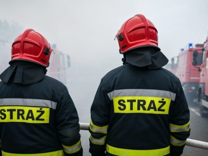Heroiczna akcja strażaków w Bytomiu: gaszenie pożaru i ratunek dla kierowcy