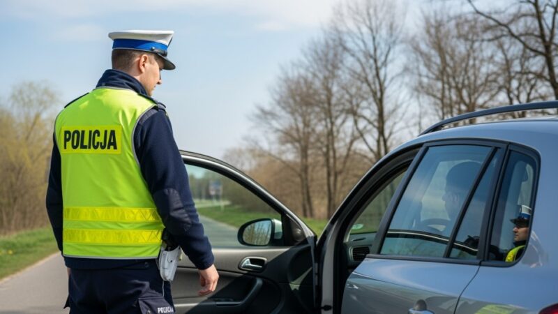 Kierowca bez uprawnień zatrzymany przez policję w Bytomiu