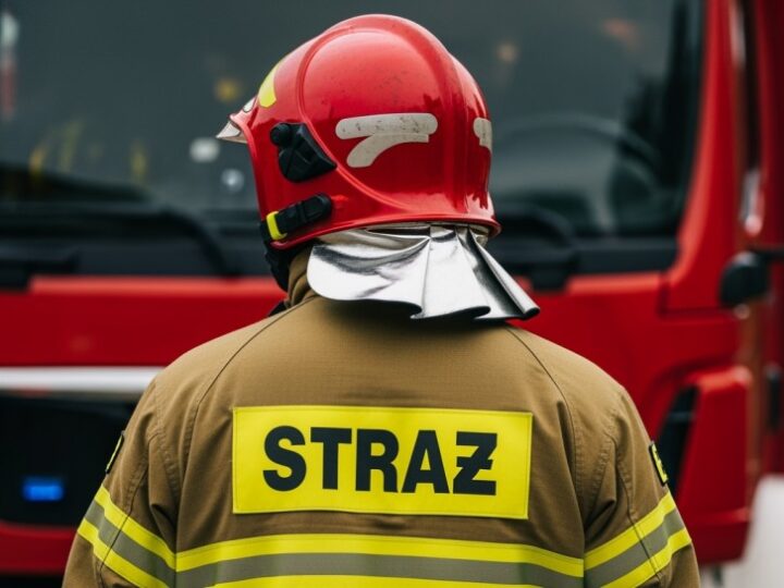 Nocny pożar w Bytomiu: strażacy w akcji ratują miasto