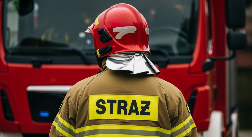 Nocny pożar w Bytomiu: strażacy w akcji ratują miasto