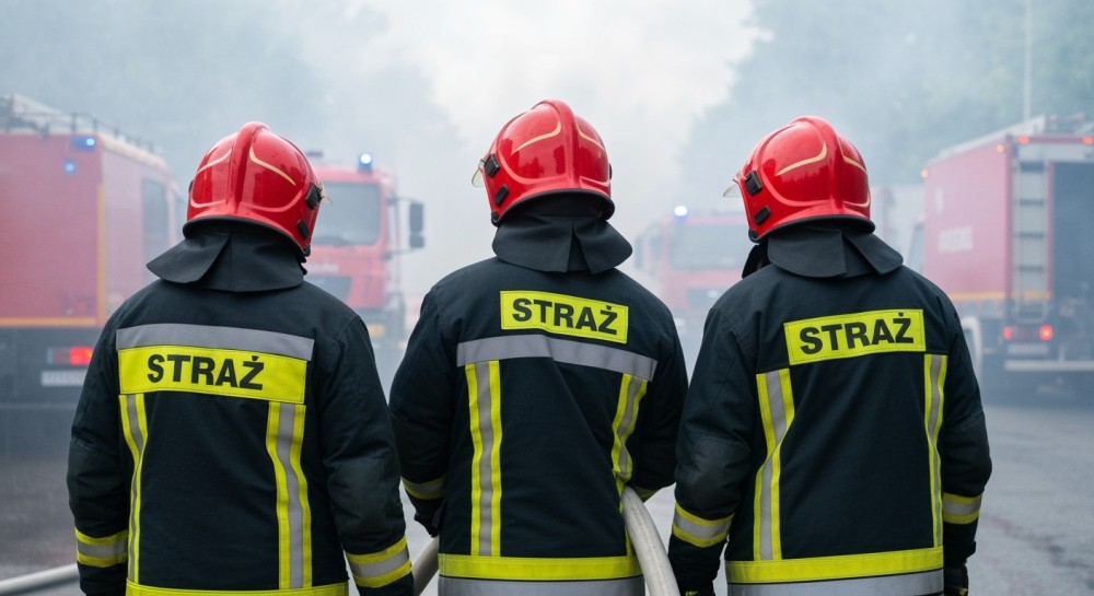 Pożar śmietnika w Bytomiu: Strażacy w akcji na ul. Rostka!
