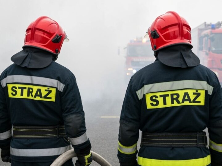 Pożar aut w Bytomiu: strażacy w akcji, mieszkańcy ewakuowani