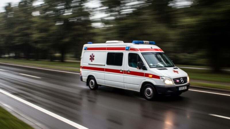 Mężczyzna w agresji zaatakował ratowników medycznych podczas interwencji w Bytomiu