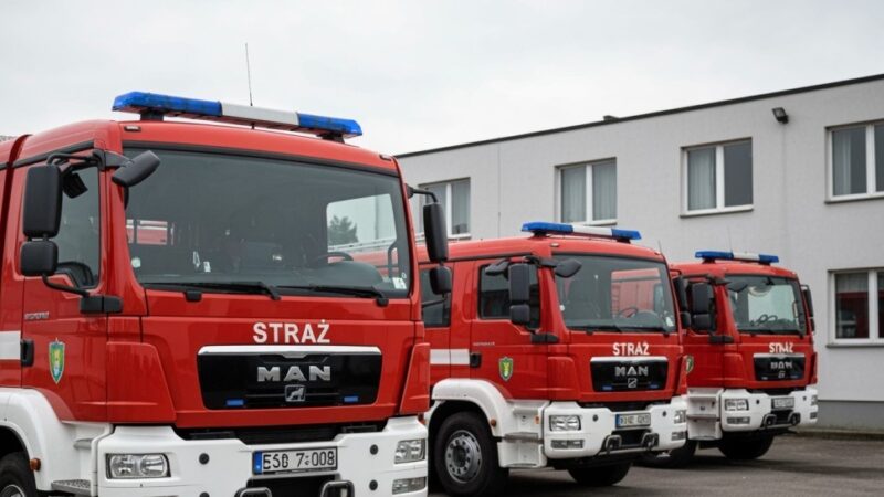 Cztery interwencje strażaków w Bytomiu w jeden dzień: intensywna akcja ratunkowa