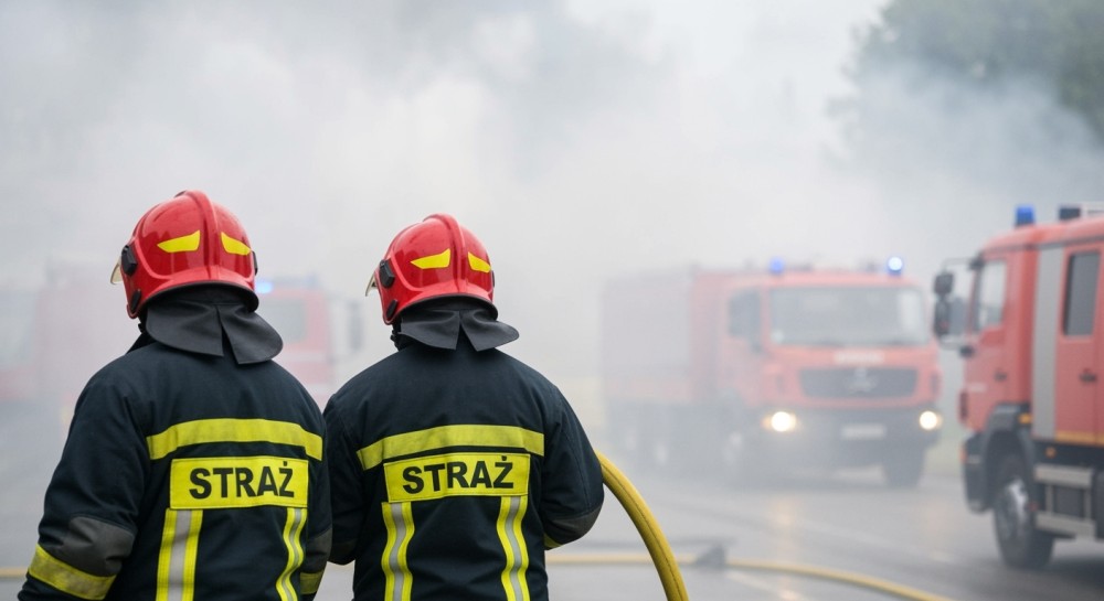 Błyskawiczne interwencje strażaków w Bytomiu: pożar i złamane drzewo w jednym dniu!