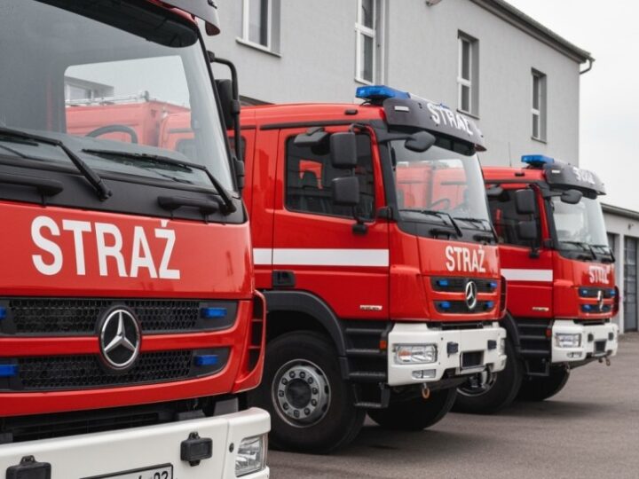 Bytomscy strażacy ćwiczą ratowanie życia i gaszą pożar traw