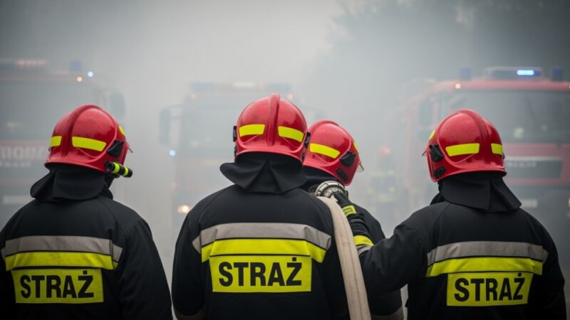 Pożar w Chorzowie! RCB apeluje: Zamknij okna i drzwi z powodu dymu