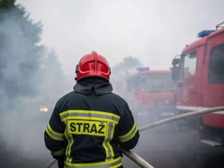 Pożar mieszkania w Bytomiu: dramatyczna akcja straży pożarnej