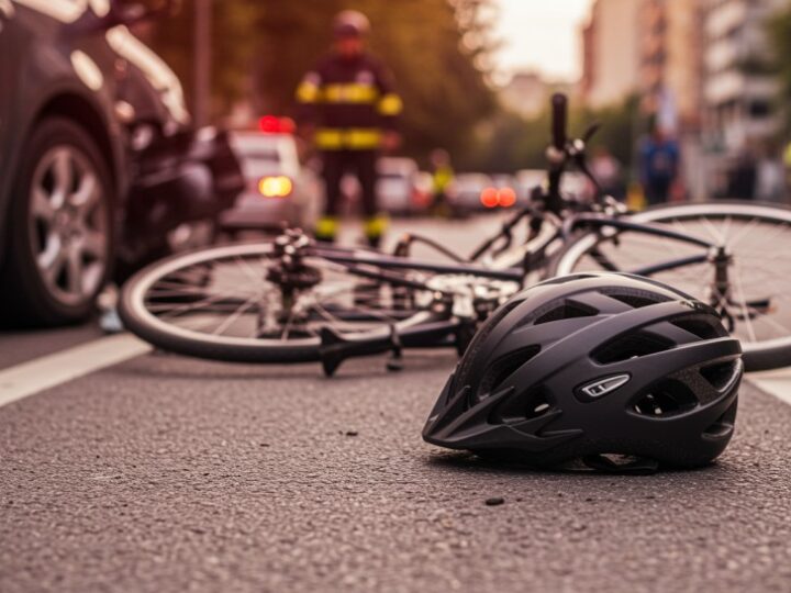 Kierowca nie ustąpił pierwszeństwa rowerzystce na przejeździe