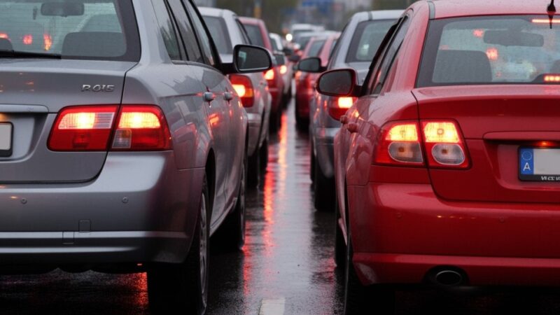 Wypadek trzech samochodów przy wiadukcie na Placu Wolskiego powoduje utrudnienia